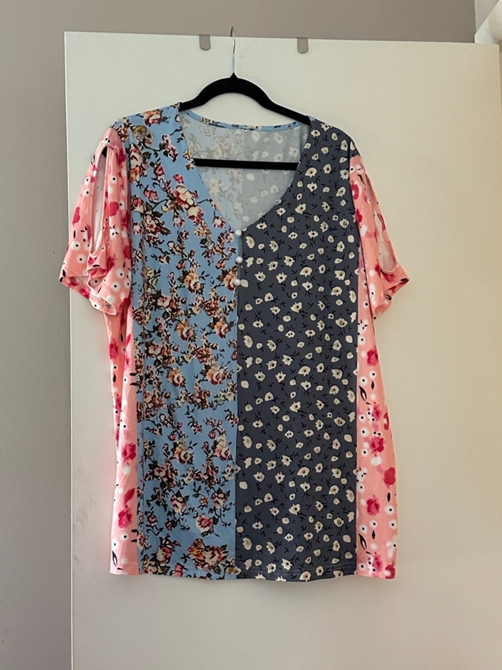 49. Unbranded Cold Shoulder Floral Top